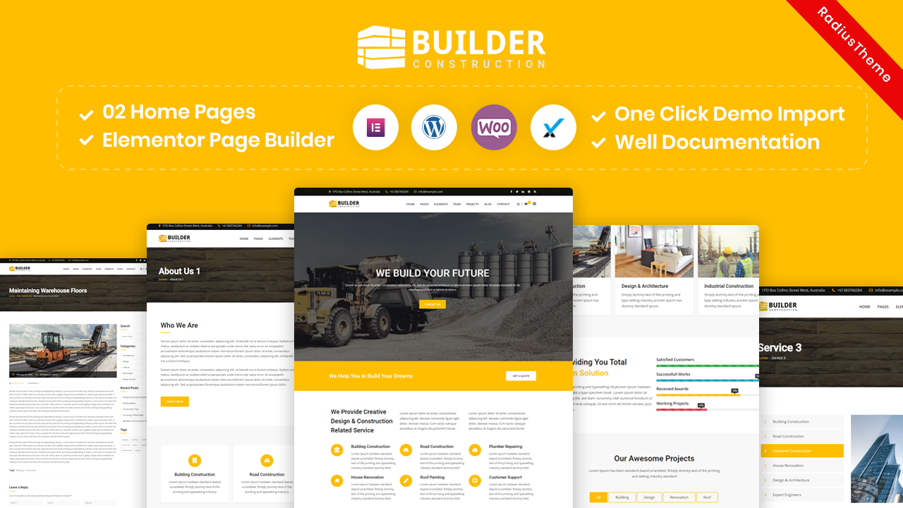 Builder – Construction Company WordPress Theme
