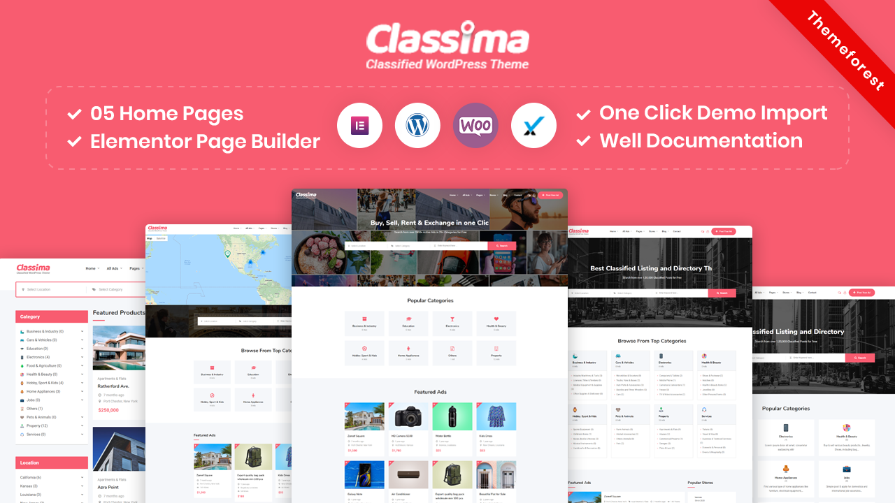 Classified ads WordPress Theme