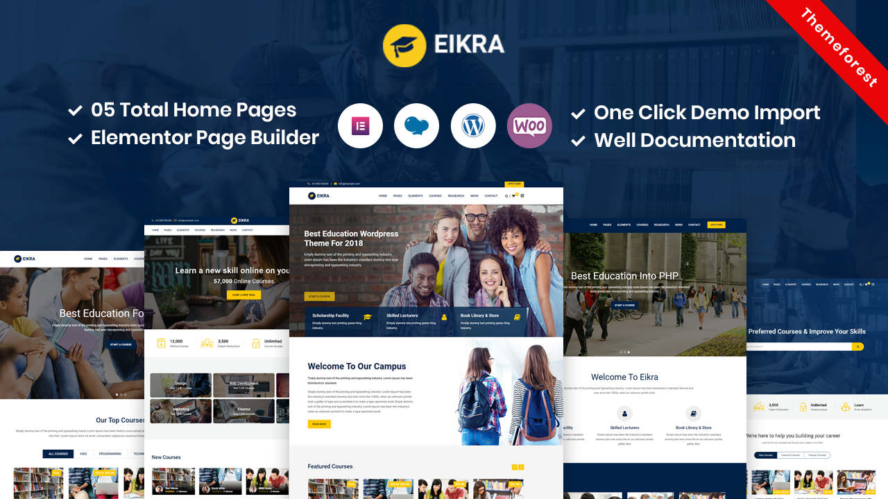 Eikra – Education WordPress Theme