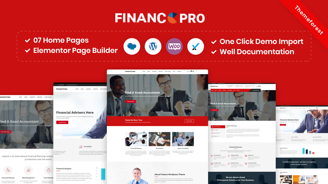 Finance Pro – Finance Business & Consulting WordPress Theme
