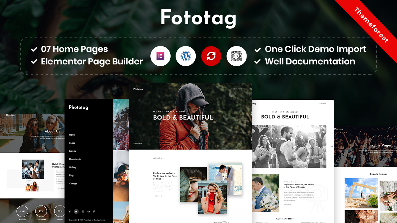 Fototag – Photography WordPress Theme