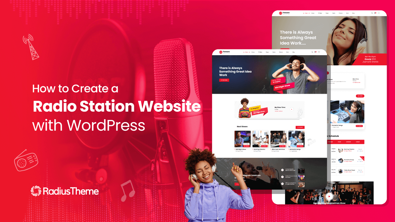 How to create radio station website with WordPress