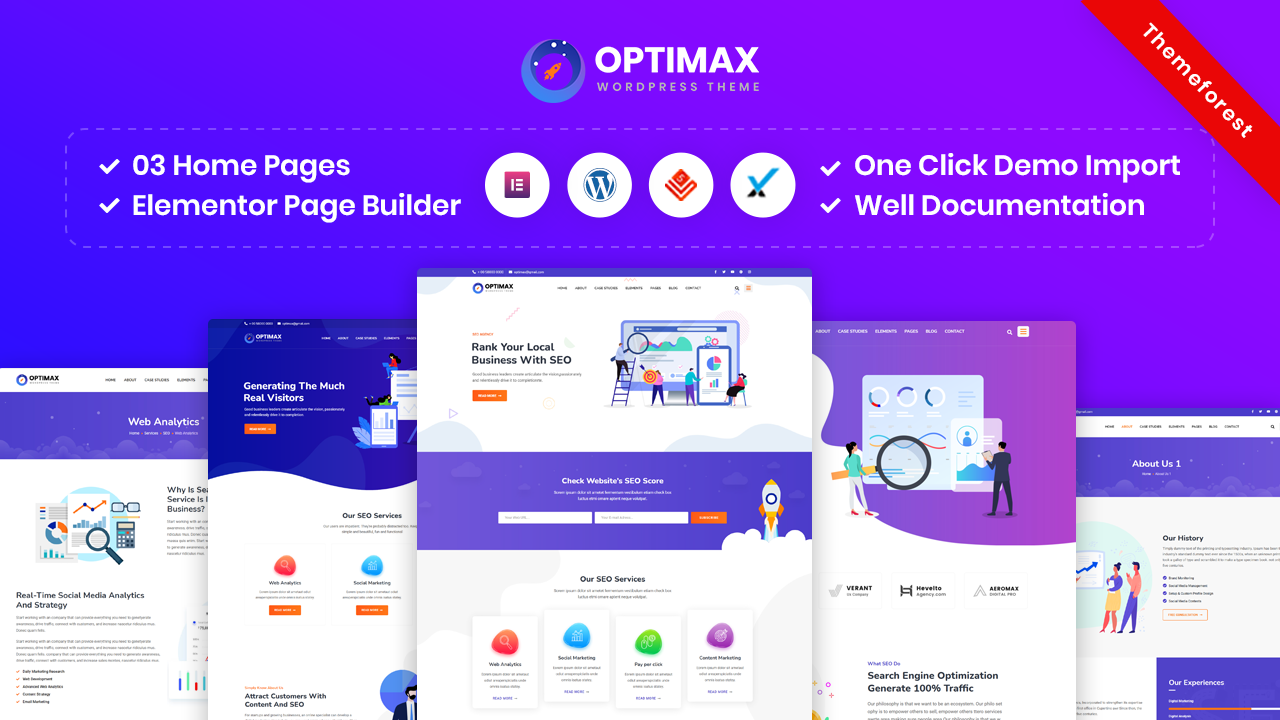 Optimax – SEO & Marketing WordPress Theme