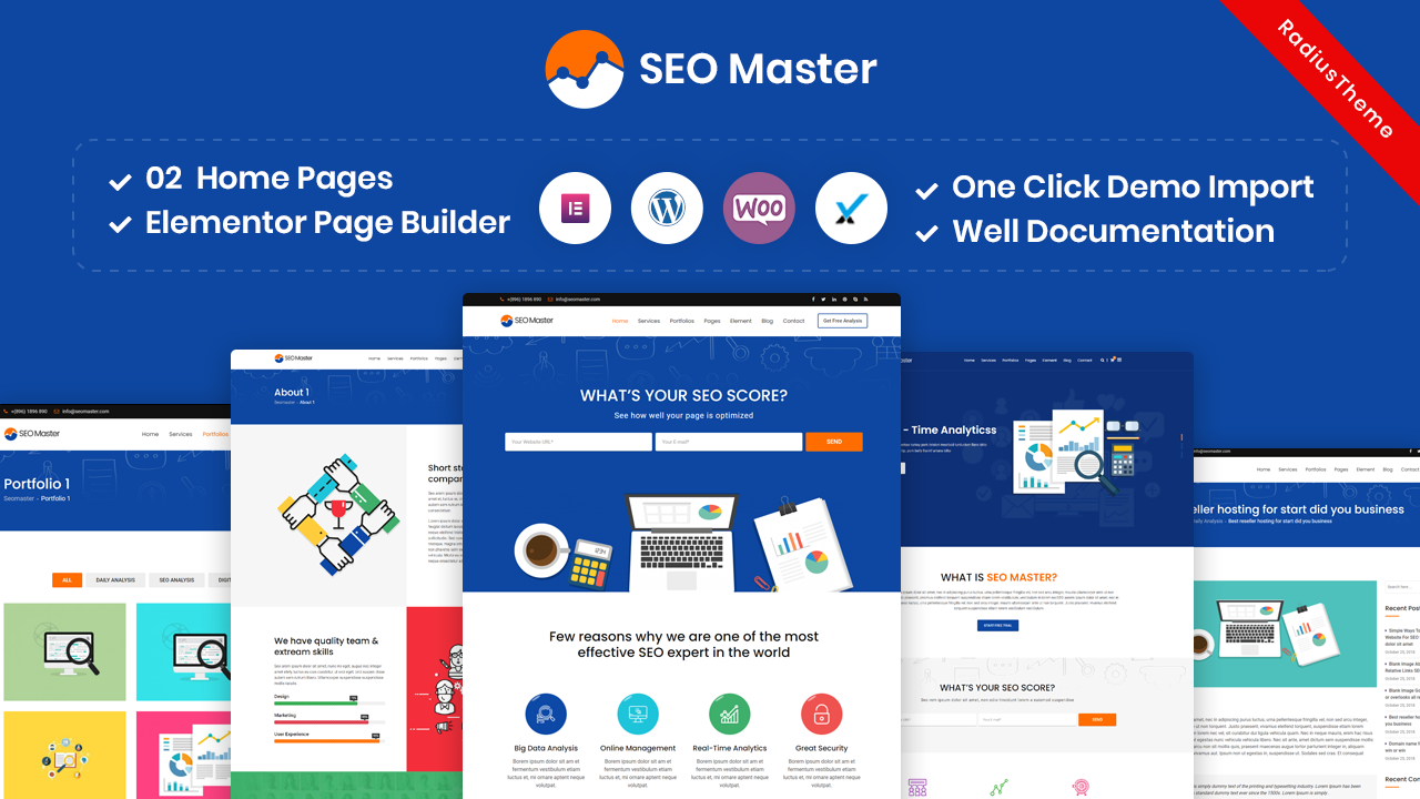SEO Master – SEO Digital Marketing Agency WordPress Theme
