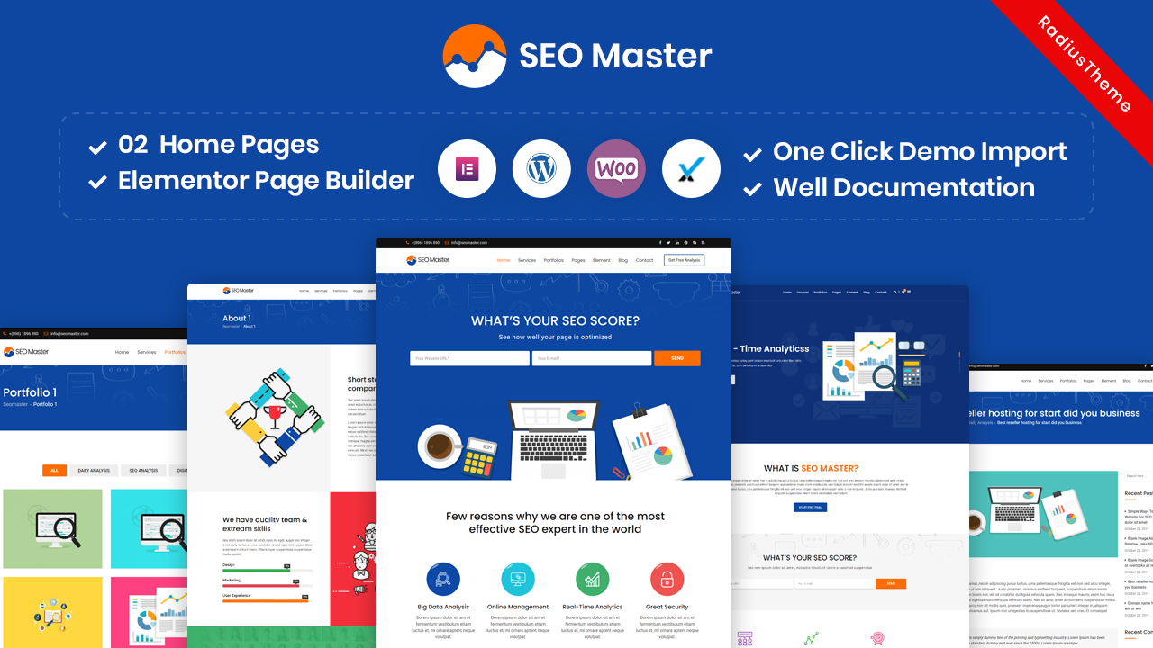 SEO Digital agency WordPress Theme